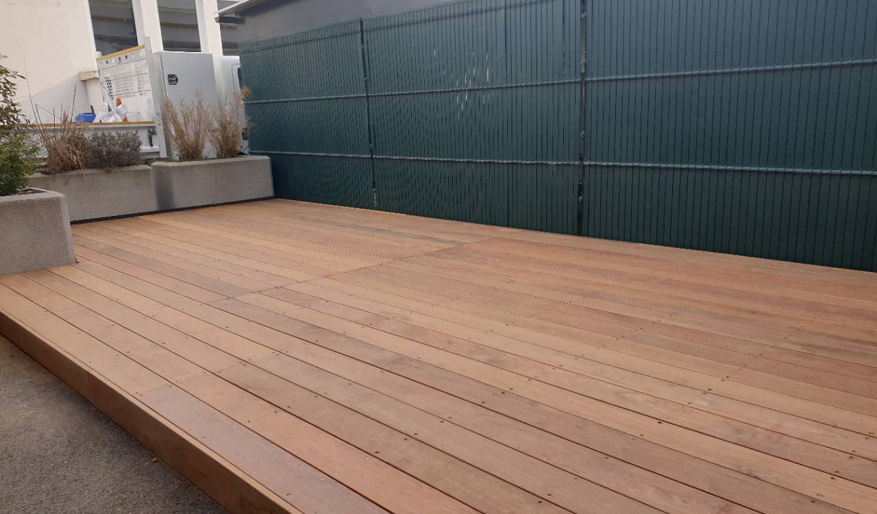 Terrasse en bois à Colmar Wittelsheim
